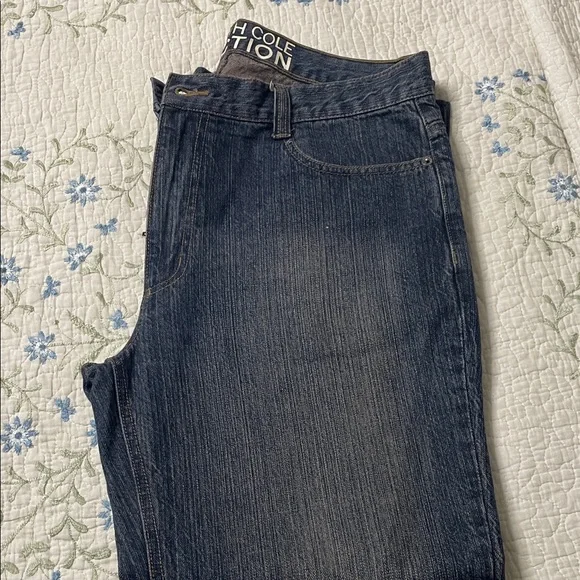 Kenneth Cole Faction Dark Denim Jeans - Picture 3 of 4